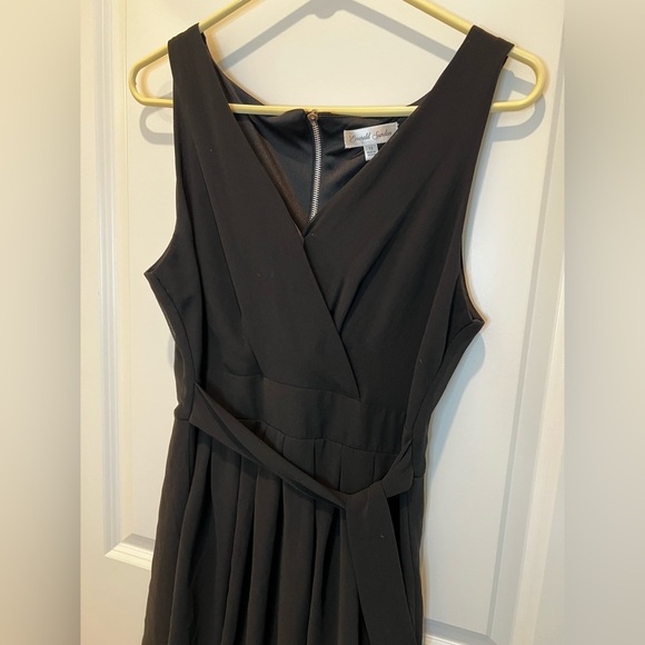 Emerald Sundae Black Fit and Flare Sleeveless Dress Juniors Size 13 - Picture 6 of 10